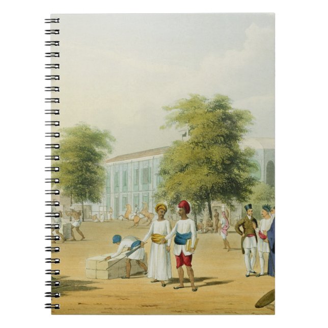 Carnet Scène à Bombay, du volume I de 'paysage, costume (Devant)