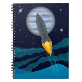 Carnet Scène Cosmic Rocketship