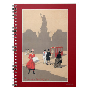 Carnet Scène d'art déco de Place de la Republique