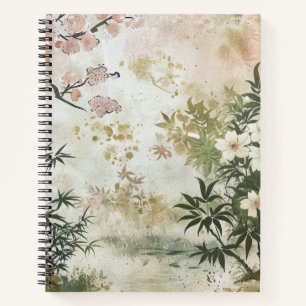 Carnet Scène de jardin de fleurs de cerisier (6)