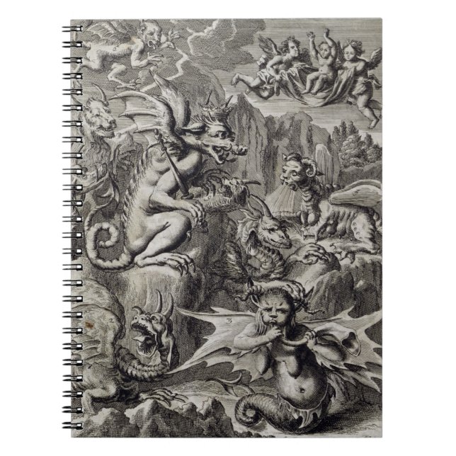 Carnet Scène de l'enfer, illustration de partie Cha du (Devant)