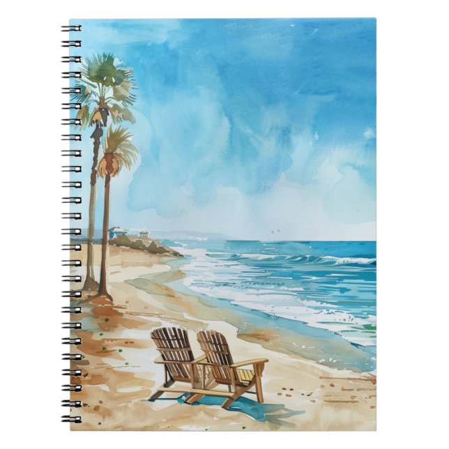 Carnet Scène de plage (Devant)
