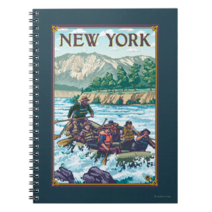 Carnet Scène de Rafting sur la rivière New York