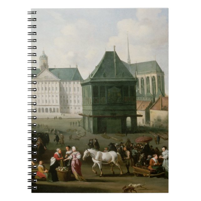 Carnet Scène du marché avant le palais de barrage, (Devant)