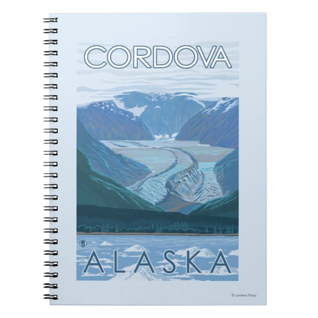 Carnet Scène glaciaire - Cordova, Alaska (Devant)