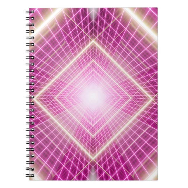 Carnet Scène pop art rétro et sci fi des années 80. (Devant)