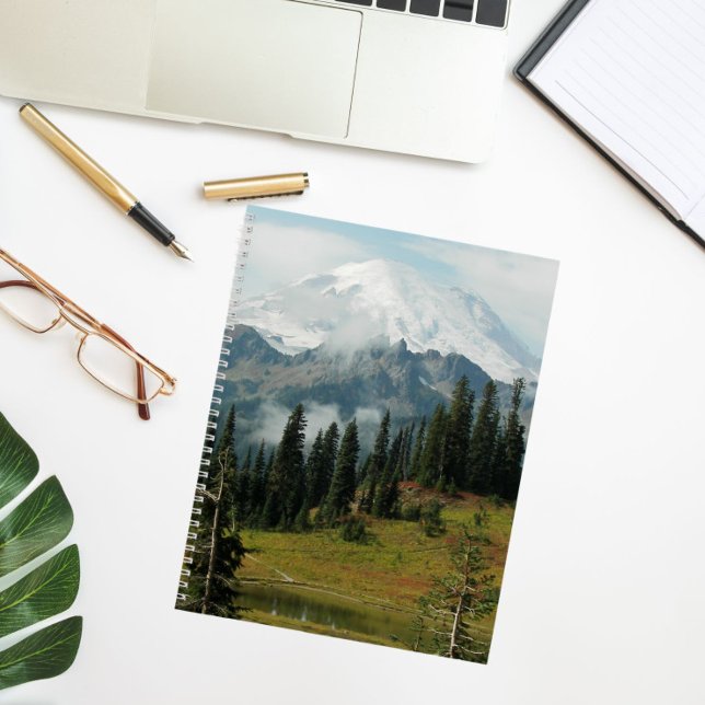 Carnet Scenic Mount Rainier Landscape Photo Notebook (In Situ)