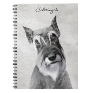 Carnet Schnauzer (géant) - Joli art original pour chien