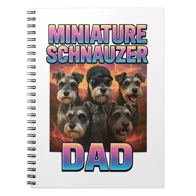 Carnet Schnauzer miniature (Devant)