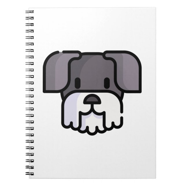 Carnet Schnauzer miniature (Devant)