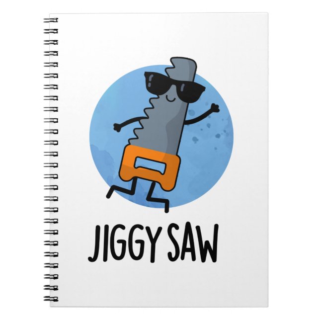 Carnet Scie Jiggy Outil de Danse Drôle Pun  (Devant)