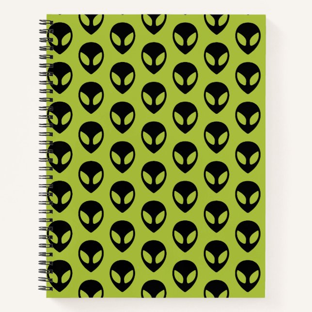 Carnet Science-fiction Alien spatiale Extraterrestre (Devant)
