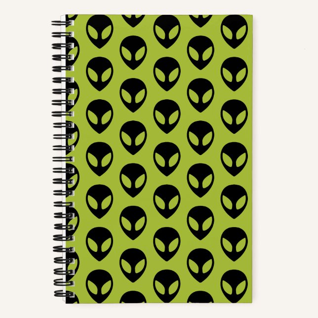 Carnet Science-fiction Alien spatiale Extraterrestre (Recto)