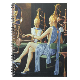 Carnet Science-fiction vintage Beauté Salon Manucures Spa
