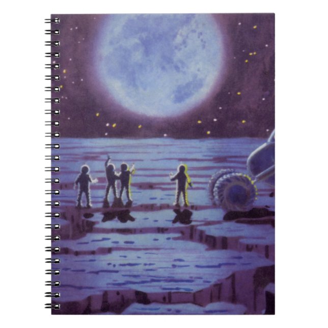 Carnet Science-fiction vintage Rover terrestre Alien sur  (Devant)