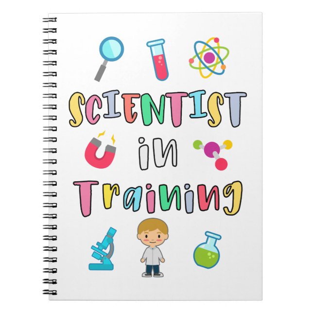 Carnet Scientifique en formation pour jeunes scientifique (Devant)