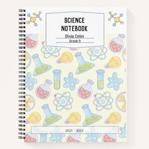 Carnet scientifique personnalisé Soft Jaune Jaune