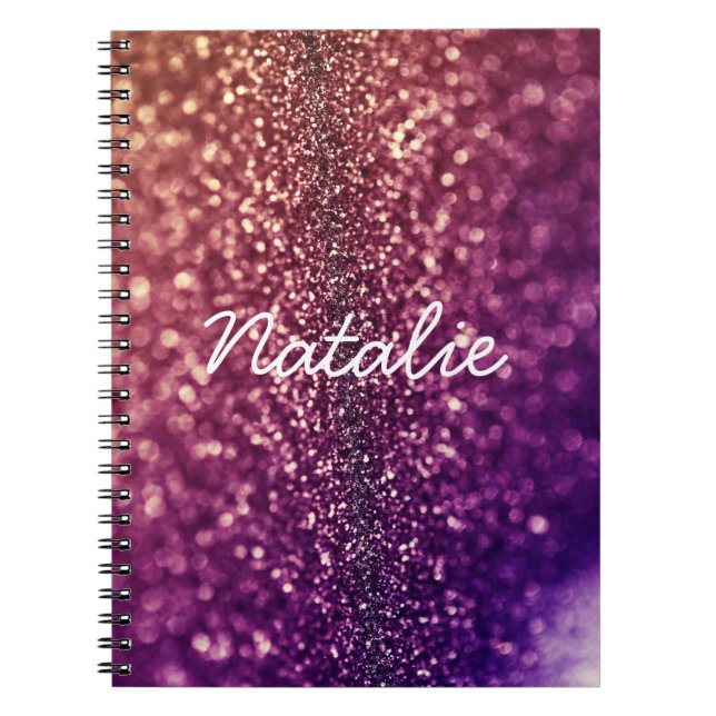 Carnet scintillant de parties scintillantes de (Devant)