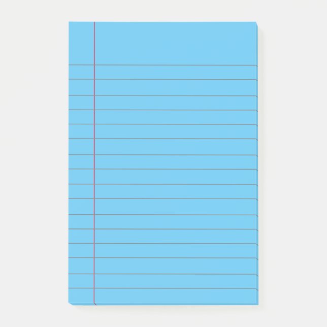 carnet scolaire bleu-lin Papier post-it N (Devant)
