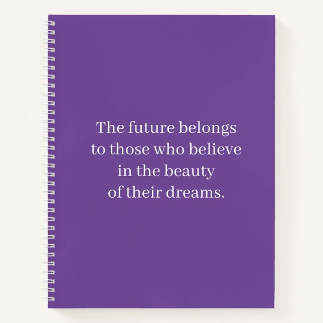 Carnet scolaire Inspirational Positive Affirmation (Devant)