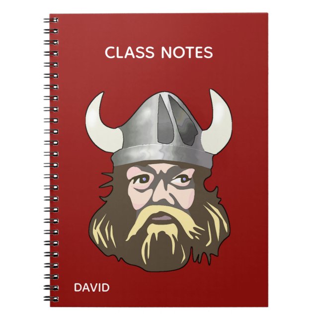 Carnet scolaire personnalisé Viking (Devant)