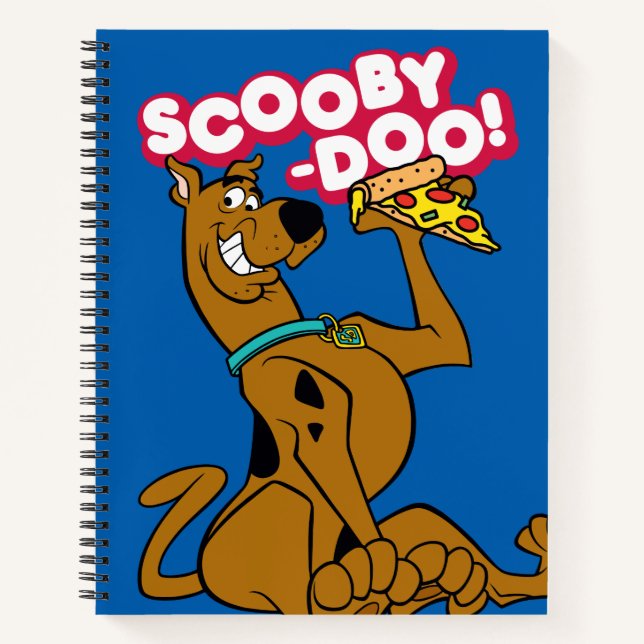 Carnet Scooby Doo Avec Pizza Slice (Devant)