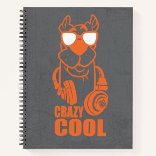 Carnet Scooby-Doo "Cool fou" casque graphique