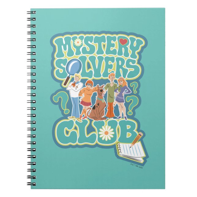 Carnet Scooby-Doo & Gang "Mystery Solvers Club" (Devant)