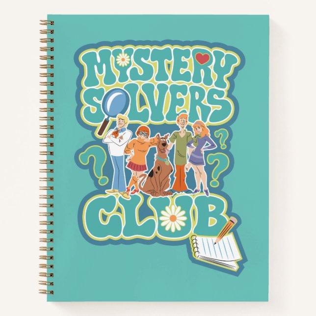 Carnet Scooby-Doo & Gang "Mystery Solvers Club" (Devant)