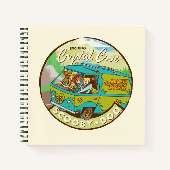 Carnet Scooby-Doo | Gang Traversant "Crystal Cove" (Devant)