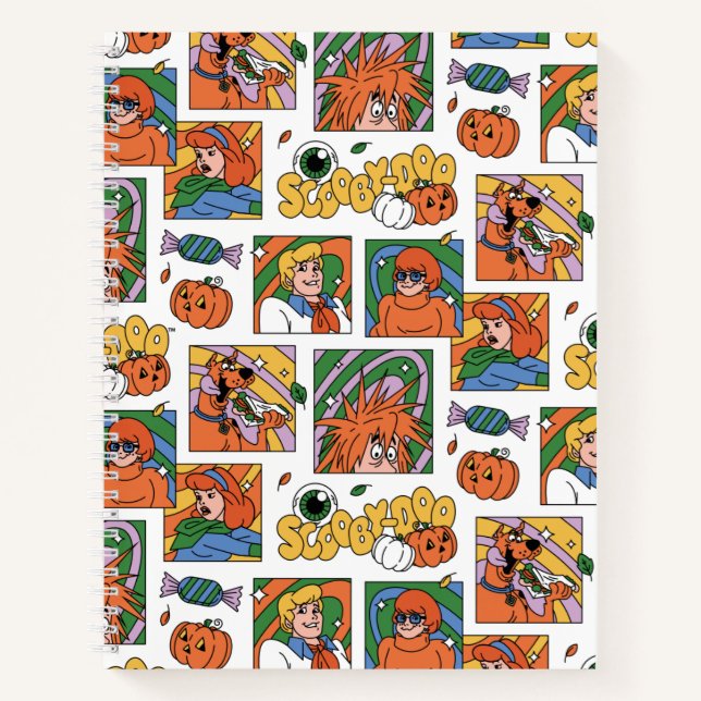 Carnet Scooby-Doo Halloween Photos Pattern (Devant)