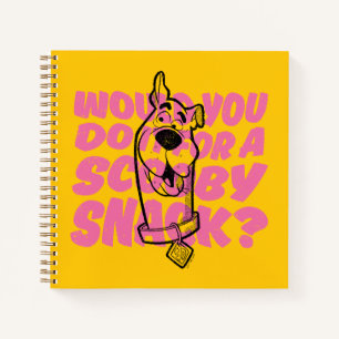 Carnet Scooby-Doo Le Feriez-Vous Pour Un Snack Scooby ?