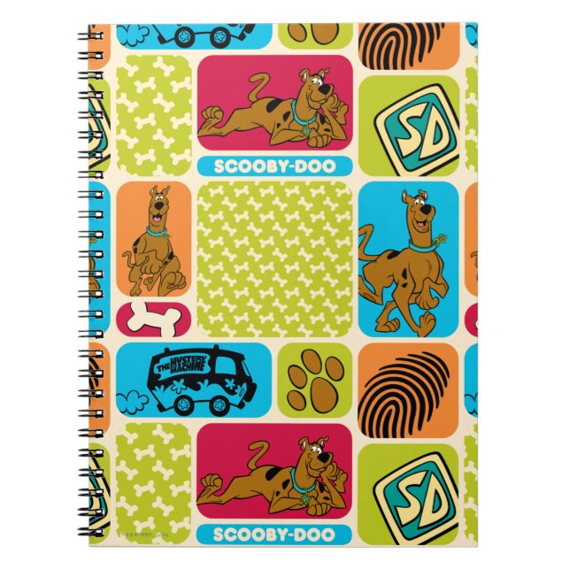 Carnet Scooby-Doo Mystery Pattern (Devant)