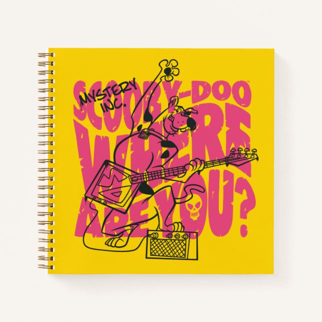 Carnet Scooby-Doo Où es-tu Riff de Guitare Punk (Devant)