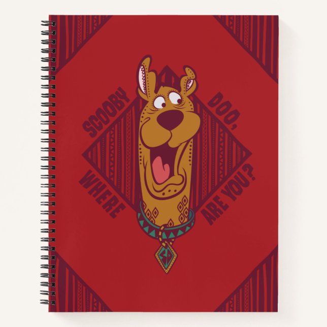 Carnet Scooby-Doo Où Êtes-Vous Graphique Tribal (Devant)