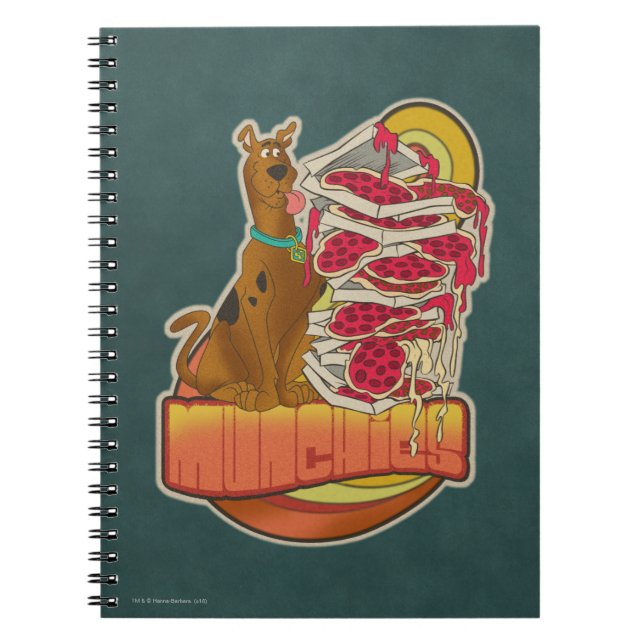 Carnet Scooby-Doo | Pile de Pizza "Munchies" Graphique (Devant)