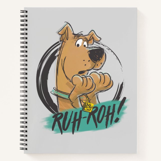 Carnet Scooby-Doo "Ruh Roh !" Croquis de marqueur (Devant)