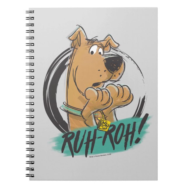 Carnet Scooby-Doo "Ruh Roh!" Marker Sketch (Devant)