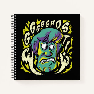 Carnet Scooby-Doo Shaggy effrayée
