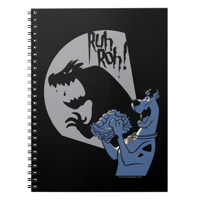 Carnet Scooby-Doo Snack de minuit "Ruh Roh !" (Devant)