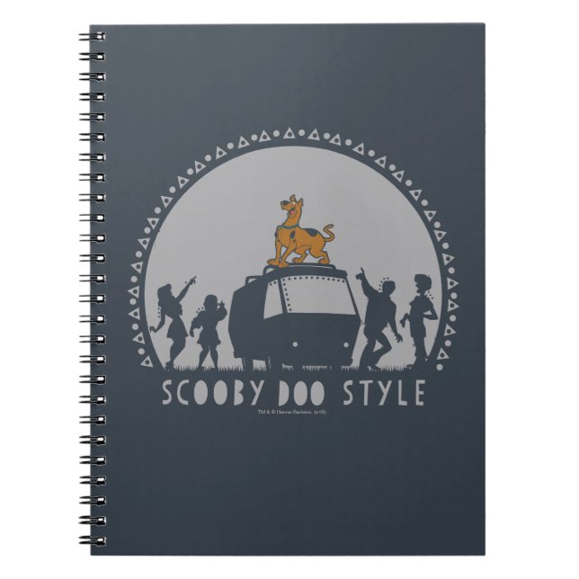 Carnet Scooby Doo Style Tribal Van Silhouette (Devant)