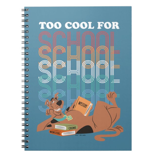 Carnet Scooby Doo Trop Cool Pour L'École (Devant)