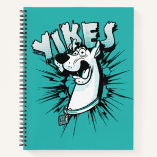 Carnet Scooby-Doo "Yikes !" Graphique demi-ton