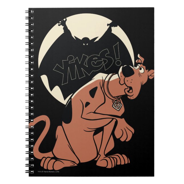 Carnet Scooby-Doo "Yikes !" Ombre vampire (Devant)