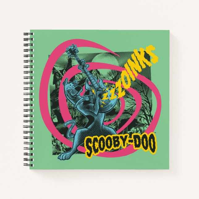 Carnet Scooby-Doo Zoinks Guitare Graphique Punk (Devant)
