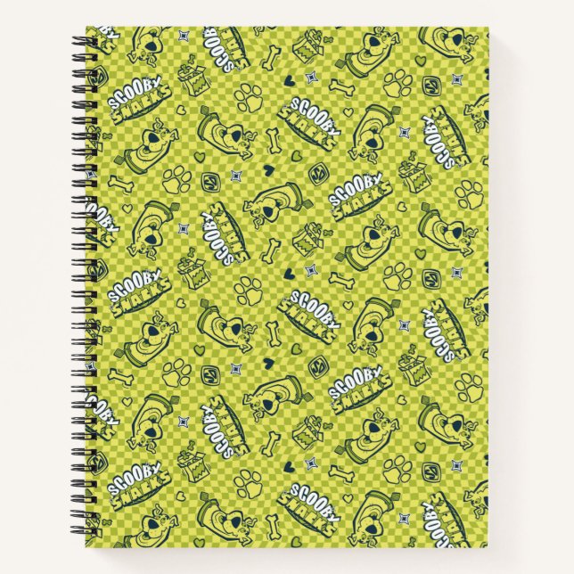 Carnet Scooby Snacks Galore Checker Motif (Devant)