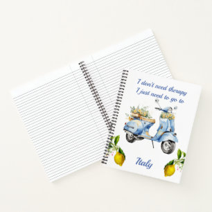 Carnet Scooter vintage Italie Lemons