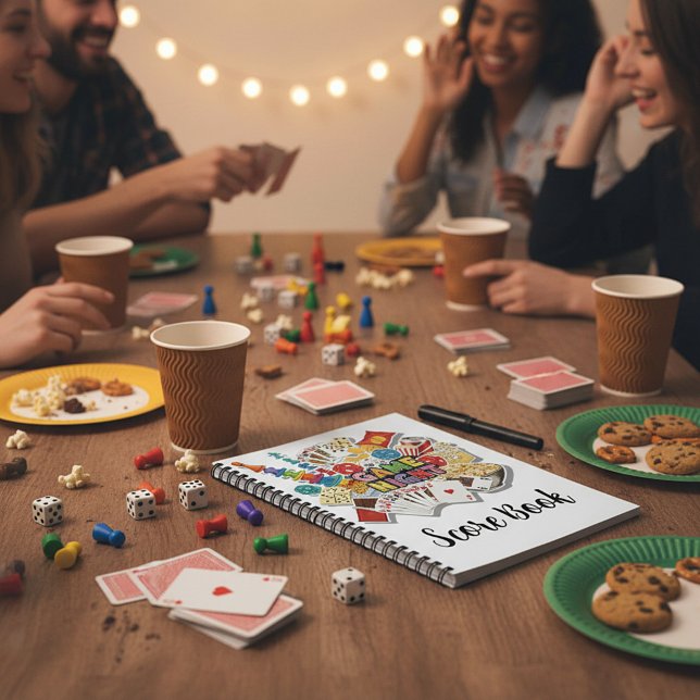 Carnet score de soirée de jeu (Créateur téléchargé)