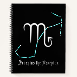 Carnet Scorpio Constellation Zodiac