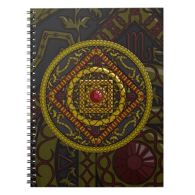 Carnet Scorpio Mandala (Devant)